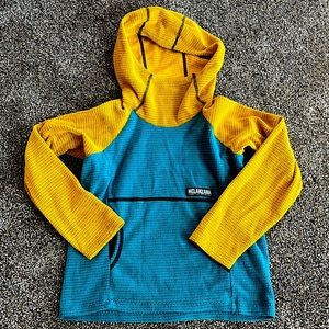 Kids Melanzana microgrid hoody size Small.